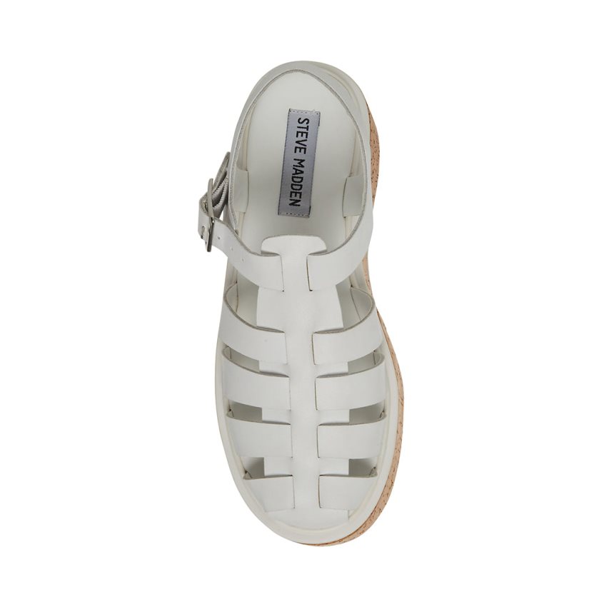 Sandalias de Plataforma Steve Madden Lazlo Cuero Mujer Gris | ES ZVE923